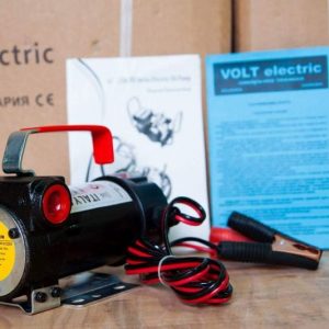 Помпа за гориво 12V, 40 л/мин с маркучи и пистолет