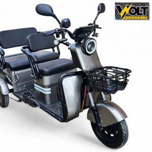 Триместна CARGO електрическа триколка BULLMAX B10 2000W, 60V, 40Ah