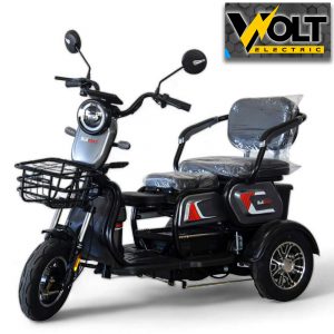 Електрическа триколка BULLMAX C1, 1500W, 20Ah, триместна, сива