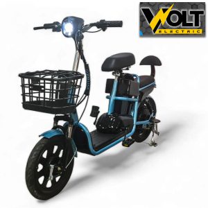 Електрически скутер с двойна седалка Volt Electric J-ONE BLUE 500W/48V без регистрация