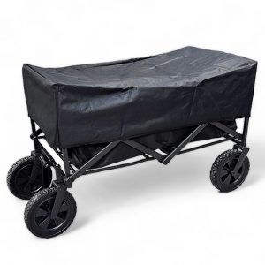 Сгъваемо ремарке за електрическа триколка с покривало