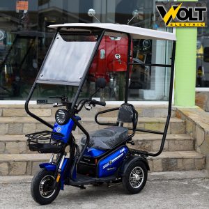 Електрическа триколка Volt Electric PUDDING с покрив и страници, 1800W, 20Ah