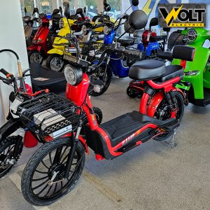 Електрически скутер- велосипед с педали 20" джанти, BULLMAX SNAKE, 750W, 48V, 20Ah, RED