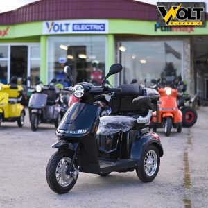 Електрическа триколка Volt Electric FM1 LED ROBOT, с рекуперация и магнитна спирачка, BLACK
