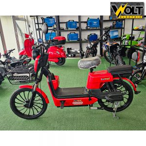 Двуместен електрически скутер с педали BULLMAX FLY 20" джанти, 750W, RED