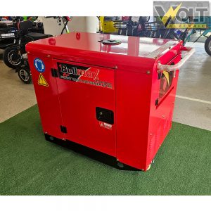 Генератор за ток 12,5kW, бензинов, обезшумен, комбиниран трифазен/монофазен, BULLMAX LT-12500BG-3, връзка с ATS