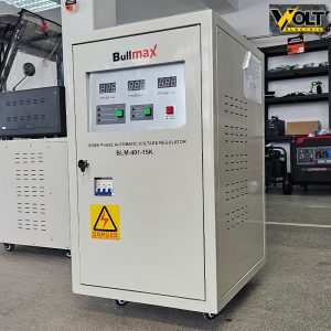 Трифазен стабилизатор за ток Bullmax 15000VA, 12kW, серво мотор