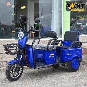 Електрическа триколка BULLMAX A10 CE CARGO, 60V, 2800W, 20Ah, двуместна, синя