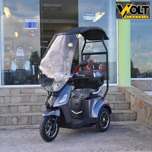 Електрическа триколка Bullmax B1 LED CE с покрив 1500W, 60V, 20Ah